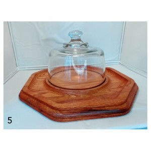 Gailstyn-Sutton teak ocotagon charcuterie tray